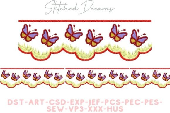 Review: Embroidery Borders with Butterflies for Holiday Crafts