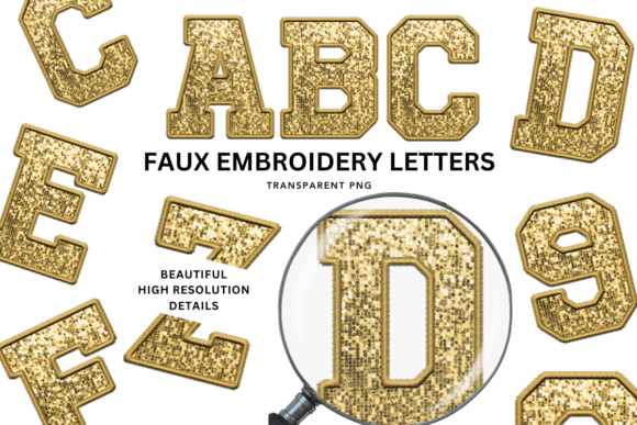 Review: Faux Embroidery Sequin Alphabet for Holiday Crafts