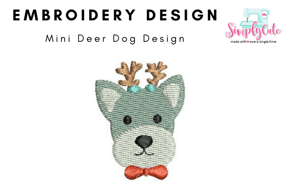 Review: Mini Deer Dog Embroidery Design for Real Projects