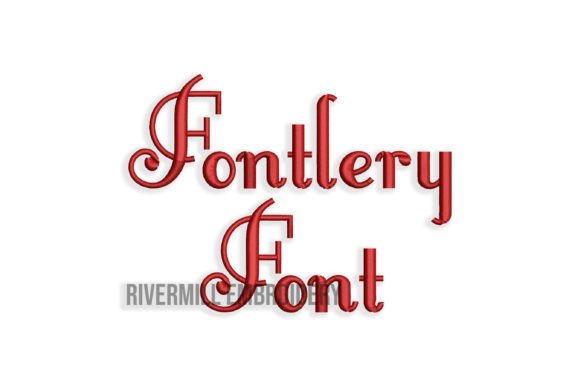 Reviewing 1 Fontleroy Machine Embroidery Font