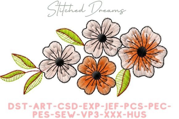 Reviewing Exquisite Flowers Embroidery Design