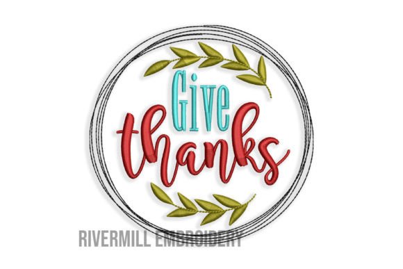 Reviewing Give Thanks Embroidery Design for Etsy Shops