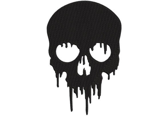 Reviewing Melting Skull Embroidery Digitizing for Holiday Sales