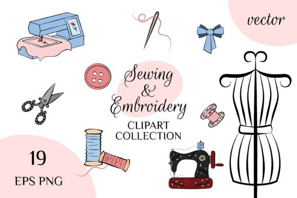 Reviewing Sewing Embroidery PNG Clipart Collec