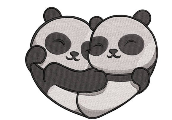 Reviewing the Adorable Hugging Panda Embroidery