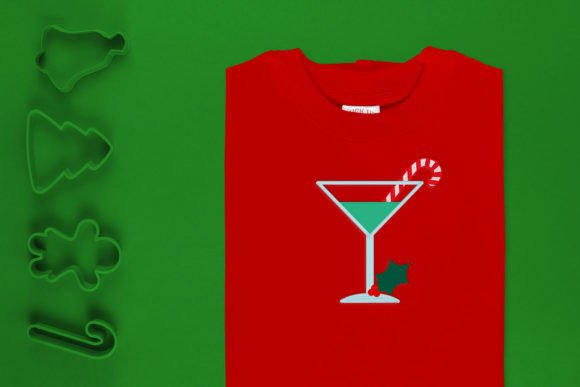 Reviewing the Christmas Cocktail Embroidery Design