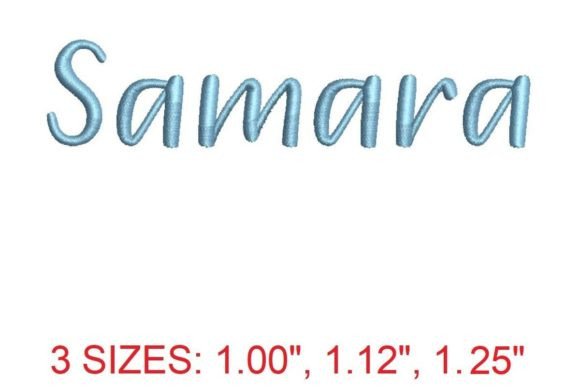 Samara Embroidery Font: Elegant Stitching for Gifts