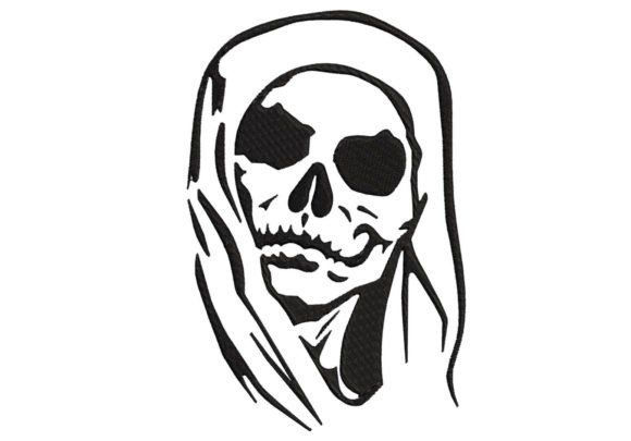 Skull Pirate Embroidery Digitizing Review